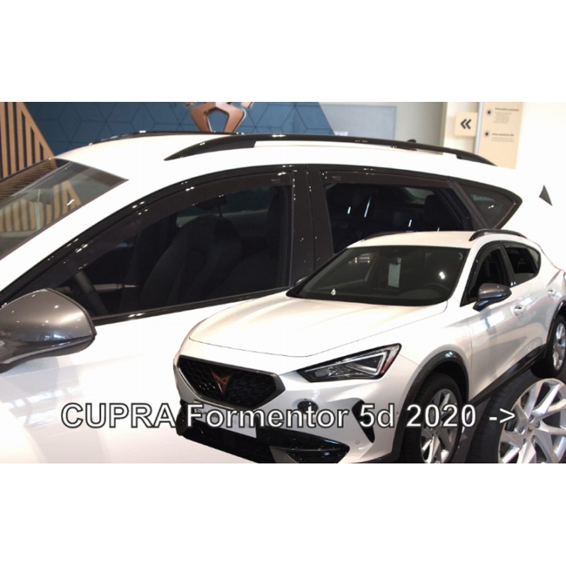 ΑΝΕΜΟΘΡΑΥΣΤΕΣ ΓΙΑ CUPRA FORMENTOR 5D 2020+  ΣΕΤ ΑΥΤΟΚΙΝΗΤΟΥ ΑΠΟ ΕΥΚΑΜΠΤΟ ΦΙΜΕ ΠΛΑΣΤΙΚΟ HEKO - 4 ΤΕΜ. - Heko - ΑΝΕΜ.SET28248