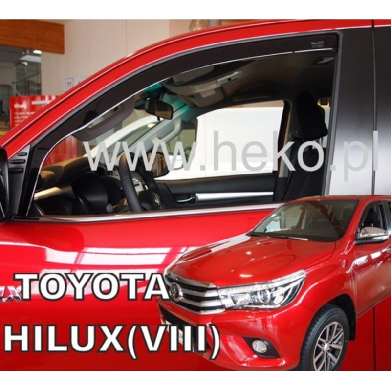 ΑΝΕΜΟΘΡΑΥΣΤΕΣ ΓΙΑ TOYOTA HILUX 4D 2016+ ΖΕΥΓΑΡΙ ΑΠΟ ΕΥΚΑΜΠΤΟ ΦΙΜΕ ΠΛΑΣΤΙΚΟ HEKO - 2 ΤΕΜ. - Heko - ΑΝΕΜ.29642 ΑΝΕΜΟΘΡΑΥΣΤΕΣ ΓΙΑ TOYOTA HILUX 4D 2016+ ΖΕΥΓΑΡΙ ΑΠΟ ΕΥΚΑΜΠΤΟ ΦΙΜΕ ΠΛΑΣΤΙΚΟ HEKO - 2 ΤΕΜ. - Heko - ΑΝΕΜ.29642