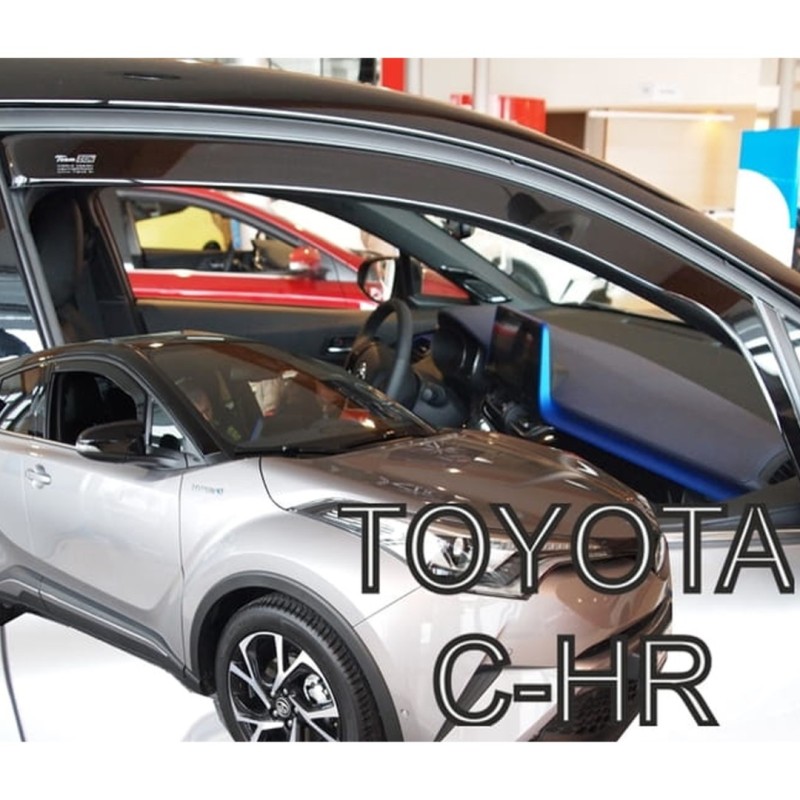 ΑΝΕΜΟΘΡΑΥΣΤΕΣ ΓΙΑ TOYOTA C-HR 5D 2016+ ΖΕΥΓΑΡΙ ΑΠΟ ΕΥΚΑΜΠΤΟ ΦΙΜΕ ΠΛΑΣΤΙΚΟ HEKO - 2 ΤΕΜ. - Heko - ΑΝΕΜ.29644