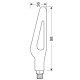 ΦΛΑΣ ΜΟΤΟ GLORY SQ ΜΑΥΡΑ 12V SMD LED 98x36mm - Lampa - 9047.4-LM