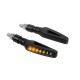 ΦΛΑΣ ΜΟΤΟ GLORY SQ ΜΑΥΡΑ 12V SMD LED 98x36mm - Lampa - 9047.4-LM