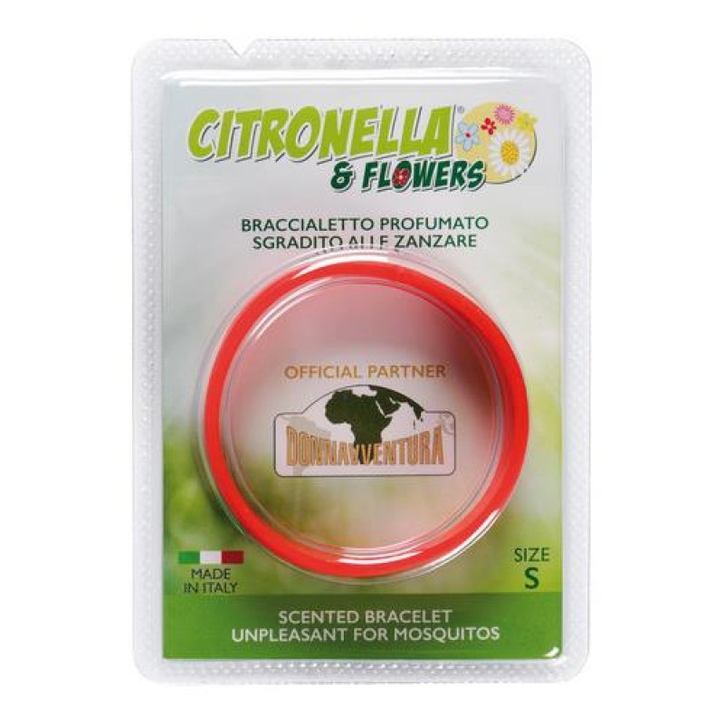ΒΡΑΧΙΟΛΑΚΙ ΑΝΤΙΚΟΥΝΟΥΠΙΚΟ CITRONELLA ΚΑΙ FLOWERS (S) 5 cm (ΔΙΑΦΟΡΑ ΧΡΩΜΑΤΑ) - 1 ΤΕΜ. - Lampa - L.CF001S