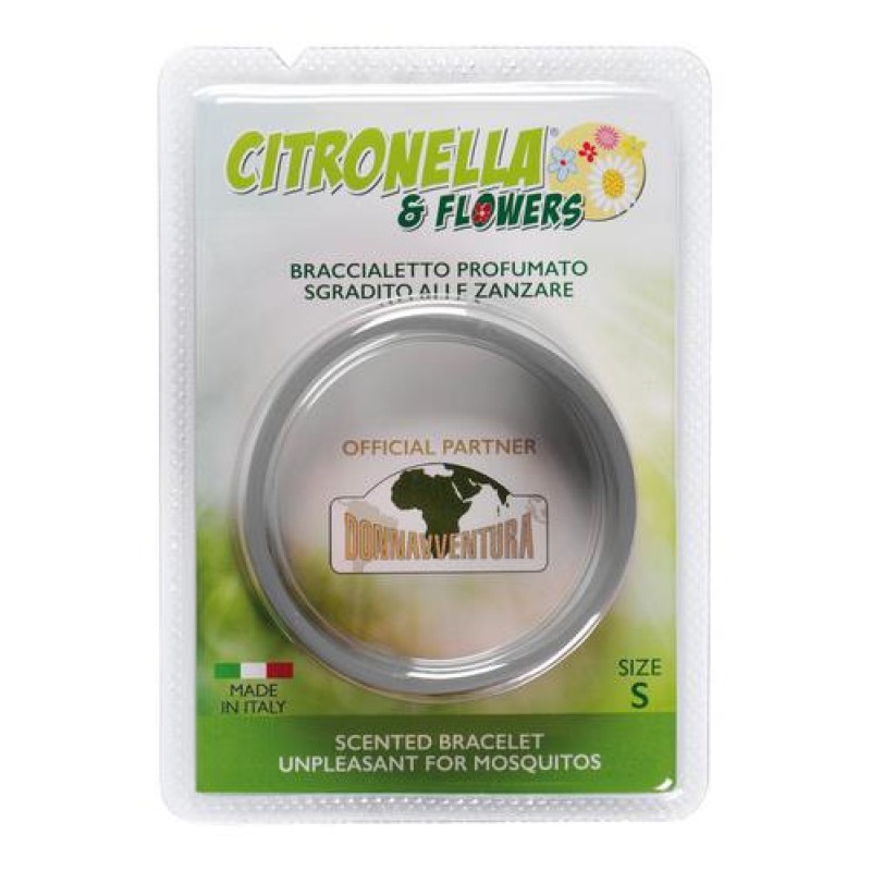 ΒΡΑΧΙΟΛΑΚΙ ΑΝΤΙΚΟΥΝΟΥΠΙΚΟ CITRONELLA ΚΑΙ FLOWERS (S) 5 cm (ΔΙΑΦΟΡΑ ΧΡΩΜΑΤΑ) - 1 ΤΕΜ. - Lampa - L.CF001S