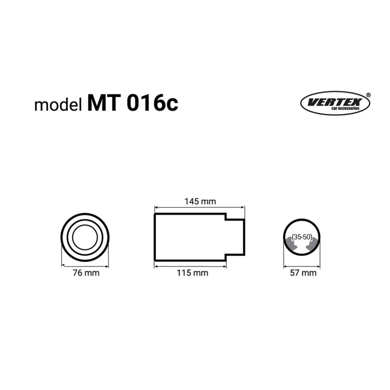 ΑΚΡΟ (ΜΠΟΥΚΑ) ΕΞΑΤΜΙΣΗΣ MT016C 35-57mm (ΜΗΚΟΣ: 145mm) AMiO - 1 ΤΕΜ. - Amio - 01316/AM ΑΚΡΟ (ΜΠΟΥΚΑ) ΕΞΑΤΜΙΣΗΣ MT016C 35-57mm (ΜΗΚΟΣ: 145mm) AMiO - 1 ΤΕΜ. - Amio - 01316/AM