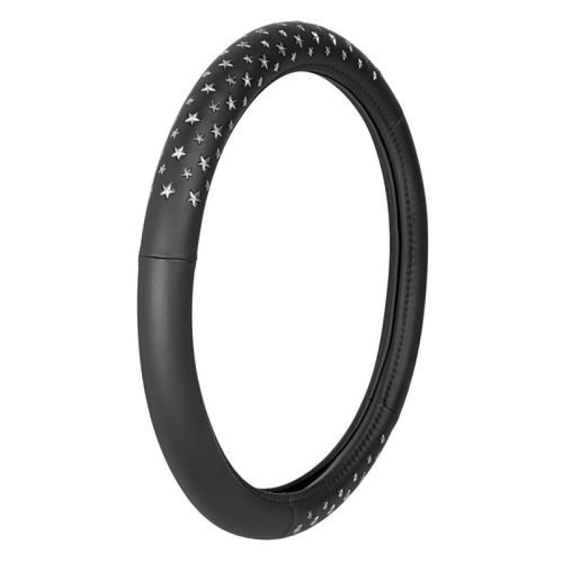 ΚΑΛΥΜΜΑ ΤΙΜΟΝΙΟΥ ICON 37-39cm ΜΑΥΡΟ ΧΡΩΜΑ ME ΑΣΗΜΙ ΜΕΤΑΛΛΙΚΑ ΑΣΤΕΡΙΑ /ΑΟΣΜΟ /ΟΙΚΟΛΟΓΙΚΟ/ ΜΗ ΤΟΞΙΚΟ/ ΑΝΑΚΥΚΛΩΣΙΜΟ ΥΛΙΚΟ - Lampa - L3297.3