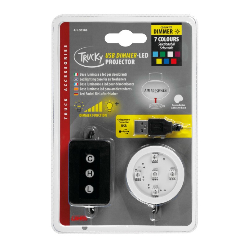 ΒΑΣΗ ΦΩΤΙΖΟΜΕΝΗ ΑΡΩΜΑΤΙΚΟΥ TRUCKY 10/30V - 7 ΧΡΩΜΑΤΩΝ ΜΕ DIMMER (USB TYPE A / ΚΑΛΩΔΙΟ 150 cm) - Lampa - L3518.8 ΒΑΣΗ ΦΩΤΙΖΟΜΕΝΗ ΑΡΩΜΑΤΙΚΟΥ TRUCKY 10/30V - 7 ΧΡΩΜΑΤΩΝ ΜΕ DIMMER (USB TYPE A / ΚΑΛΩΔΙΟ 150 cm) - Lampa - L3518.8