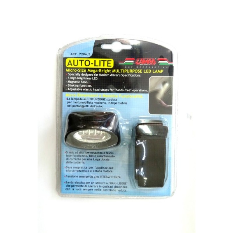 ΦΑΚΟΣ ΜΕ ΖΩΝΑΚΙ ΚΑΙ 5 LED - Lampa - L7206.5 ΦΑΚΟΣ ΜΕ ΖΩΝΑΚΙ ΚΑΙ 5 LED - Lampa - L7206.5