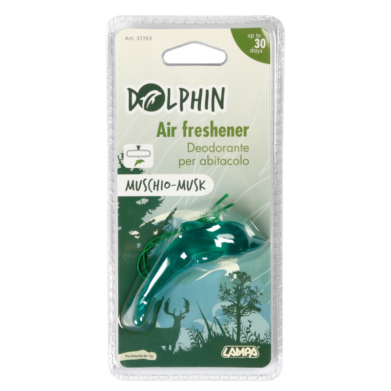 ΑΡΩΜΑΤΙΚΟ ΑΕΡΑΓΩΓΟΥ DOLPHIN MUSK ΠΡΑΣΙΝΟ ΧΡΩΜΑ 13gr LAMPA - 1 ΤΕΜ - Lampa - L3776.3 ΑΡΩΜΑΤΙΚΟ ΑΕΡΑΓΩΓΟΥ DOLPHIN MUSK ΠΡΑΣΙΝΟ ΧΡΩΜΑ 13gr LAMPA - 1 ΤΕΜ - Lampa - L3776.3