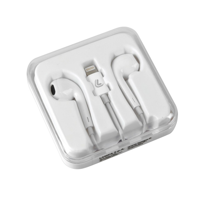 ΑΚΟΥΣΤΙΚΑ BLUETOOTH ΜΕ ΜΙΚΡΟΦΩΝΟ ΚΑΙ ΚΑΛΩΔΙΟ 120cm ΓΙΑ APPLE (8PIN) ΛΕΥΚΑ LAMPA - 1 TEM. - Lampa - L3868.7/Τ