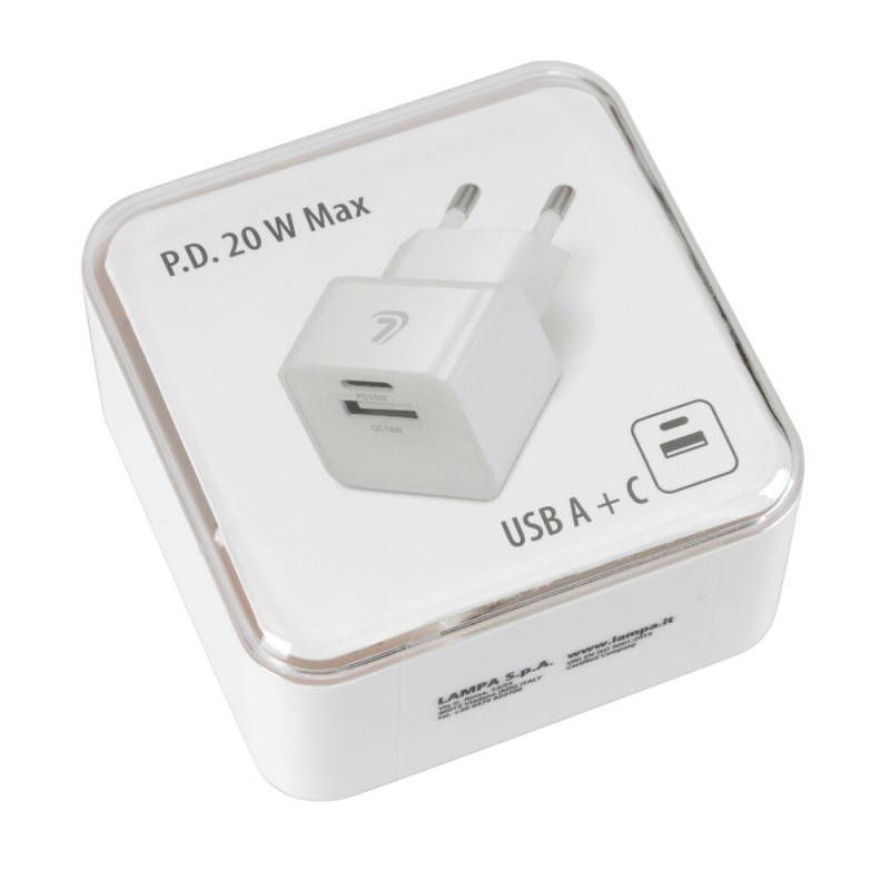 ΦΟΡΤΙΣΤΗΣ ME OIKIAKH ΠΡΙΖΑ 220/240V 20W ΜΕ 2 ΘΥΡΕΣ USB (A+C) LAMPA - 1 ΤΕΜ. - Lampa - L3869.1/Τ ΦΟΡΤΙΣΤΗΣ ME OIKIAKH ΠΡΙΖΑ 220/240V 20W ΜΕ 2 ΘΥΡΕΣ USB (A+C) LAMPA - 1 ΤΕΜ. - Lampa - L3869.1/Τ