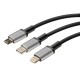 ΚΑΛΩΔΙΟ USB ΦΟΡΤΙΣΗΣ CERBERO 100 cm (3 ΑΝΤΑΠΤΟΡΕΣ TYPE C/APPLE/MICRO USB - 8 PIN) SILVER LINE - Lampa - L3884.7/T ΚΑΛΩΔΙΟ USB ΦΟΡΤΙΣΗΣ CERBERO 100 cm (3 ΑΝΤΑΠΤΟΡΕΣ TYPE C/APPLE/MICRO USB - 8 PIN) SILVER LINE - Lampa - L3884.7/T