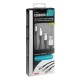 ΚΑΛΩΔΙΟ USB ΦΟΡΤΙΣΗΣ CERBERO 100 cm (3 ΑΝΤΑΠΤΟΡΕΣ TYPE C/APPLE/MICRO USB - 8 PIN) SILVER LINE - Lampa - L3884.7/T ΚΑΛΩΔΙΟ USB ΦΟΡΤΙΣΗΣ CERBERO 100 cm (3 ΑΝΤΑΠΤΟΡΕΣ TYPE C/APPLE/MICRO USB - 8 PIN) SILVER LINE - Lampa - L3884.7/T