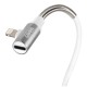 ΚΑΛΩΔΙΟ USB ΦΟΡΤΙΣΗΣ ΚΑΙ ΑΝΤΑΠΤΟΡΑΣ ΑΚΟΥΣΤΙΚΩΝ APPLE (8 PIN) 90 ΜΟΙΡΩΝ IRON SILVER LINE (100 cm) - Lampa - L3884.9/T ΚΑΛΩΔΙΟ USB ΦΟΡΤΙΣΗΣ ΚΑΙ ΑΝΤΑΠΤΟΡΑΣ ΑΚΟΥΣΤΙΚΩΝ APPLE (8 PIN) 90 ΜΟΙΡΩΝ IRON SILVER LINE (100 cm) - Lampa - L3884.9/T