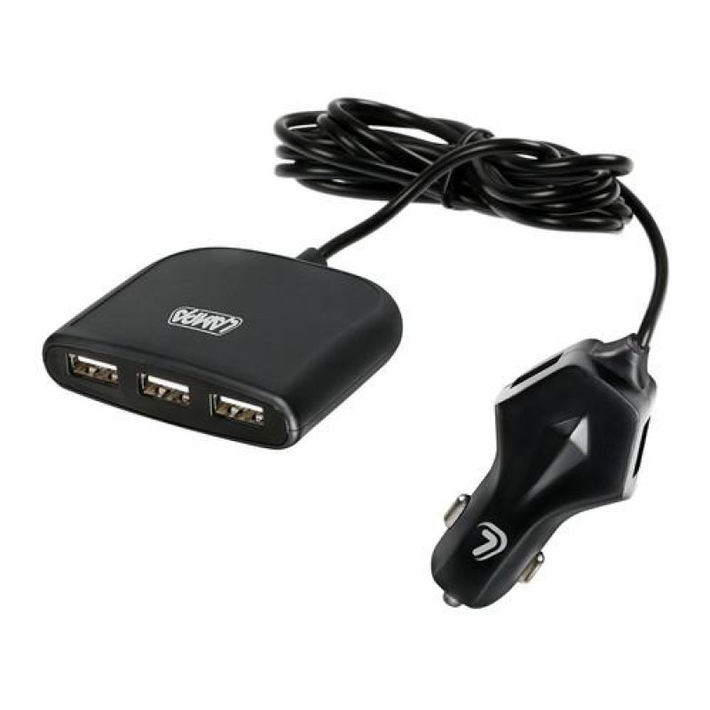 ΑΝΤΑΠΤΟΡΑΣ ΑΝΑΠΤΗΡΑ ME 5 USB 12/24V 11600mA 58W ΜΕ ΚΑΛΩΔΙΟ 180cm (FAST CHARGE) - Lampa - L3885.1/T ΑΝΤΑΠΤΟΡΑΣ ΑΝΑΠΤΗΡΑ ME 5 USB 12/24V 11600mA 58W ΜΕ ΚΑΛΩΔΙΟ 180cm (FAST CHARGE) - Lampa - L3885.1/T