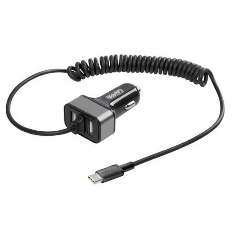 ΑΝΤΑΠΤΟΡΑΣ ΑΝΑΠΤΗΡΑ SILVER LINE 12/24V - 6000mA (2 USB ΚΑΙ ΚΑΛΩΔΙΟ ΦΟΡΤΙΣΗΣ TYPE C) - 150 cm - Lampa - L3885.2/T ΑΝΤΑΠΤΟΡΑΣ ΑΝΑΠΤΗΡΑ SILVER LINE 12/24V - 6000mA (2 USB ΚΑΙ ΚΑΛΩΔΙΟ ΦΟΡΤΙΣΗΣ TYPE C) - 150 cm - Lampa - L3885.2/T