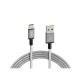 ΚΑΛΩΔΙΟ USB ΦΟΡΤΙΣΗΣ ΚΑΙ ΣΥΓΧΡΟΝΙΣΜΟΥ IRON SILVER LINE - TYPE C (100 cm) - Lampa - L3885.7/T ΚΑΛΩΔΙΟ USB ΦΟΡΤΙΣΗΣ ΚΑΙ ΣΥΓΧΡΟΝΙΣΜΟΥ IRON SILVER LINE - TYPE C (100 cm) - Lampa - L3885.7/T