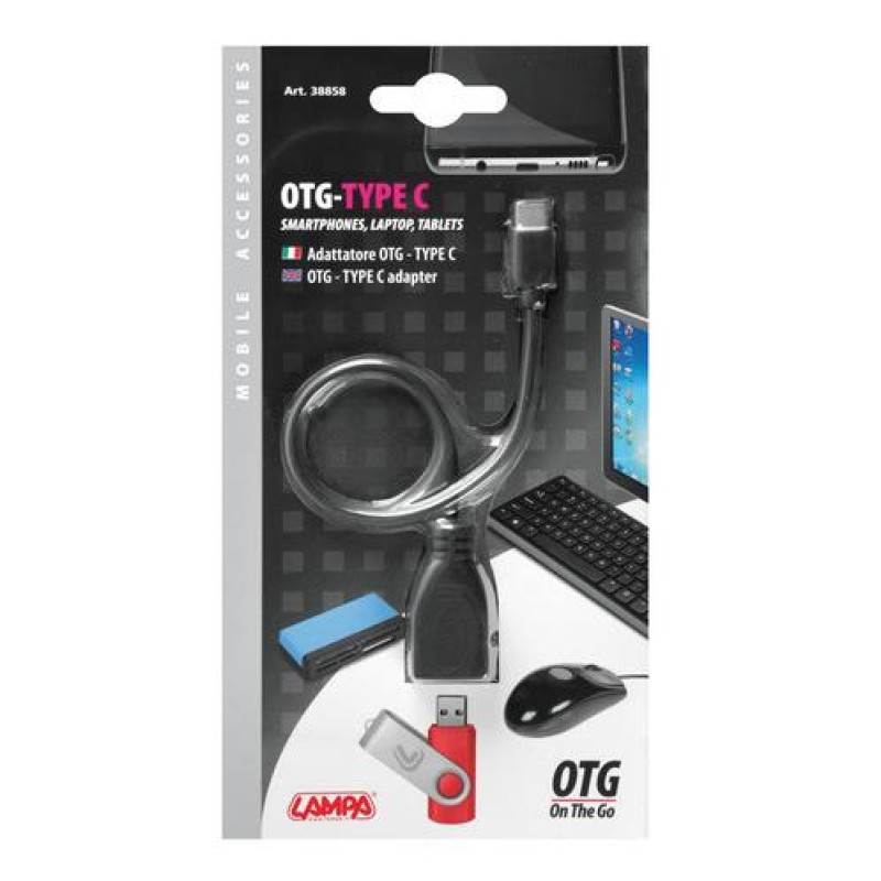 ΚΑΛΩΔΙΟ ΑΝΤΑΠΤΟΡΑΣ ΣΥΝΔΕΣΗΣ USB/USB TYPE-C (20 cm) - Lampa - L3885.8/T ΚΑΛΩΔΙΟ ΑΝΤΑΠΤΟΡΑΣ ΣΥΝΔΕΣΗΣ USB/USB TYPE-C (20 cm) - Lampa - L3885.8/T