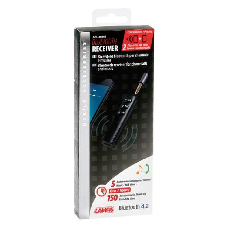 BLUETOOTH ΑΝΟΙΚΤΗ ΑΚΡΟΑΣΗ 4.2 A2DP/AVRCP/HFP/HSP - Lampa - L3886.9/T BLUETOOTH ΑΝΟΙΚΤΗ ΑΚΡΟΑΣΗ 4.2 A2DP/AVRCP/HFP/HSP - Lampa - L3886.9/T
