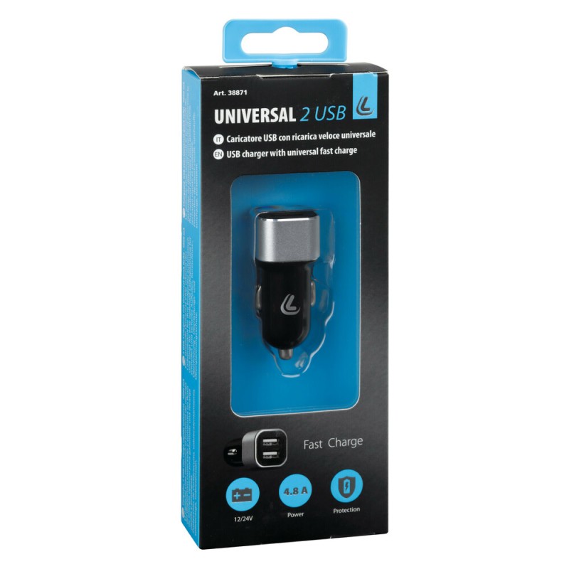 ΑΝΤΑΠΤΟΡΑΣ ΑΝΑΠΤΗΡΑ 12/24V ΜΕ 2 USB 4800mA FAST CHARGER - Lampa - L3887.1/T ΑΝΤΑΠΤΟΡΑΣ ΑΝΑΠΤΗΡΑ 12/24V ΜΕ 2 USB 4800mA FAST CHARGER - Lampa - L3887.1/T