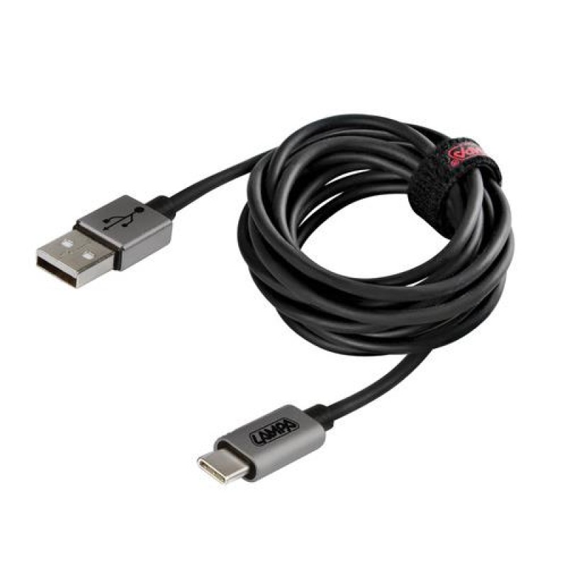 ΚΑΛΩΔΙΟ ΦΟΡΤΙΣΗΣ ΚΑΙ ΣΥΓΧΡΟΝΙΣΜΟΥ USB TYPE C ULTRA SPEED 480MB/S 200cm SILVER LINE - Lampa - L3889.1/T ΚΑΛΩΔΙΟ ΦΟΡΤΙΣΗΣ ΚΑΙ ΣΥΓΧΡΟΝΙΣΜΟΥ USB TYPE C ULTRA SPEED 480MB/S 200cm SILVER LINE - Lampa - L3889.1/T