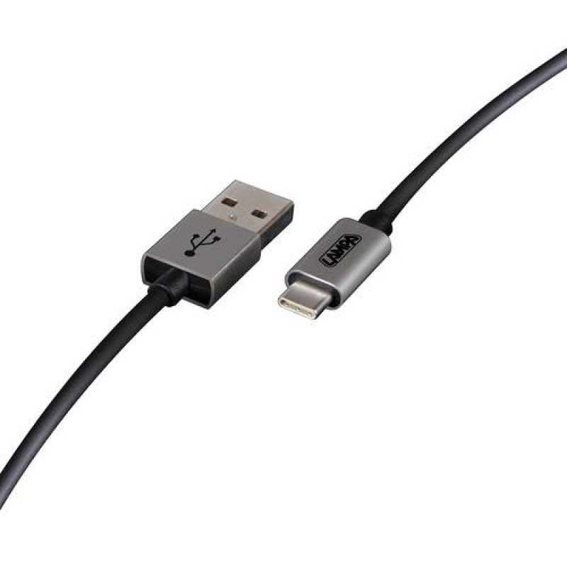 ΚΑΛΩΔΙΟ ΦΟΡΤΙΣΗΣ ΚΑΙ ΣΥΓΧΡΟΝΙΣΜΟΥ USB TYPE C ULTRA SPEED 480MB/S 200cm SILVER LINE - Lampa - L3889.1/T ΚΑΛΩΔΙΟ ΦΟΡΤΙΣΗΣ ΚΑΙ ΣΥΓΧΡΟΝΙΣΜΟΥ USB TYPE C ULTRA SPEED 480MB/S 200cm SILVER LINE - Lampa - L3889.1/T