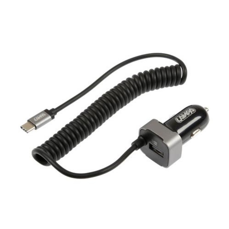 ΑΝΤΑΠΤΟΡΑΣ ΦΟΡΤΙΣΤΗΣ ΑΝΑΠΤΗΡΑ 12/24V 3000mA ΜΕ ΘΥΡΑ USB+ 1 USB TYPE-C ΜΕ ΚΑΛΩΔΙΟ 150cm FAST CHARGE - Lampa - L3889.2/T ΑΝΤΑΠΤΟΡΑΣ ΦΟΡΤΙΣΤΗΣ ΑΝΑΠΤΗΡΑ 12/24V 3000mA ΜΕ ΘΥΡΑ USB+ 1 USB TYPE-C ΜΕ ΚΑΛΩΔΙΟ 150cm FAST CHARGE - Lampa - L3889.2/T