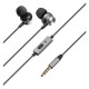 ΑΚΟΥΣΤΙΚΑ ΜΕ ΜΙΚΡΟΦΩΝΟ SNUG ΑΛΟΥΜΙΝΙΟΥ EXTRA BASS 120cm GOLD LINE - Lampa - L3889.5/T