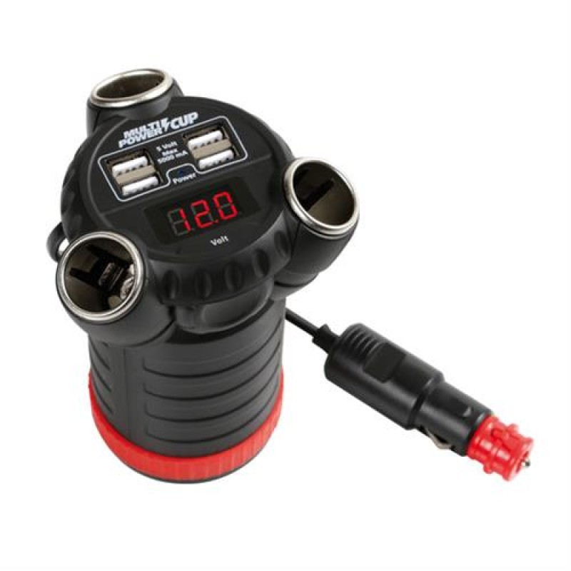 ΑΝΤΑΠΤΟΡΑΣ ΑΝΑΠΤΗΡΑ 12/24/36V ΤΡΙΠΛΟΣ ΜΕ 4 USB+ΒΟΛΤΟΜΕΤΡΟ MULTI POWER CUP ΜΕ ΚΑΛΩΔΙΟ 80cm - Lampa - L3892.6/T ΑΝΤΑΠΤΟΡΑΣ ΑΝΑΠΤΗΡΑ 12/24/36V ΤΡΙΠΛΟΣ ΜΕ 4 USB+ΒΟΛΤΟΜΕΤΡΟ MULTI POWER CUP ΜΕ ΚΑΛΩΔΙΟ 80cm - Lampa - L3892.6/T