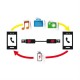 ΚΑΛΩΔΙΟ ΦΟΡΤΙΣΗΣ OTG MICRO USB CHARGE+SYNC 30cm - Lampa - L3893.6/T ΚΑΛΩΔΙΟ ΦΟΡΤΙΣΗΣ OTG MICRO USB CHARGE+SYNC 30cm - Lampa - L3893.6/T