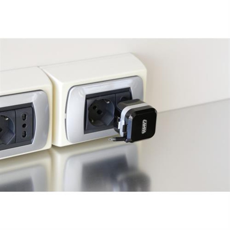 ΠΡΙΖΑ 230V 12 ΜΕ 1 USB ΚΑΙ ΚΑΛΩΔΙΟ ΦΟΡΤΙΣΗΣ MICRO USB 90cm 2400mA FAST CHARGER - Lampa - L3894.7/T ΠΡΙΖΑ 230V 12 ΜΕ 1 USB ΚΑΙ ΚΑΛΩΔΙΟ ΦΟΡΤΙΣΗΣ MICRO USB 90cm 2400mA FAST CHARGER - Lampa - L3894.7/T