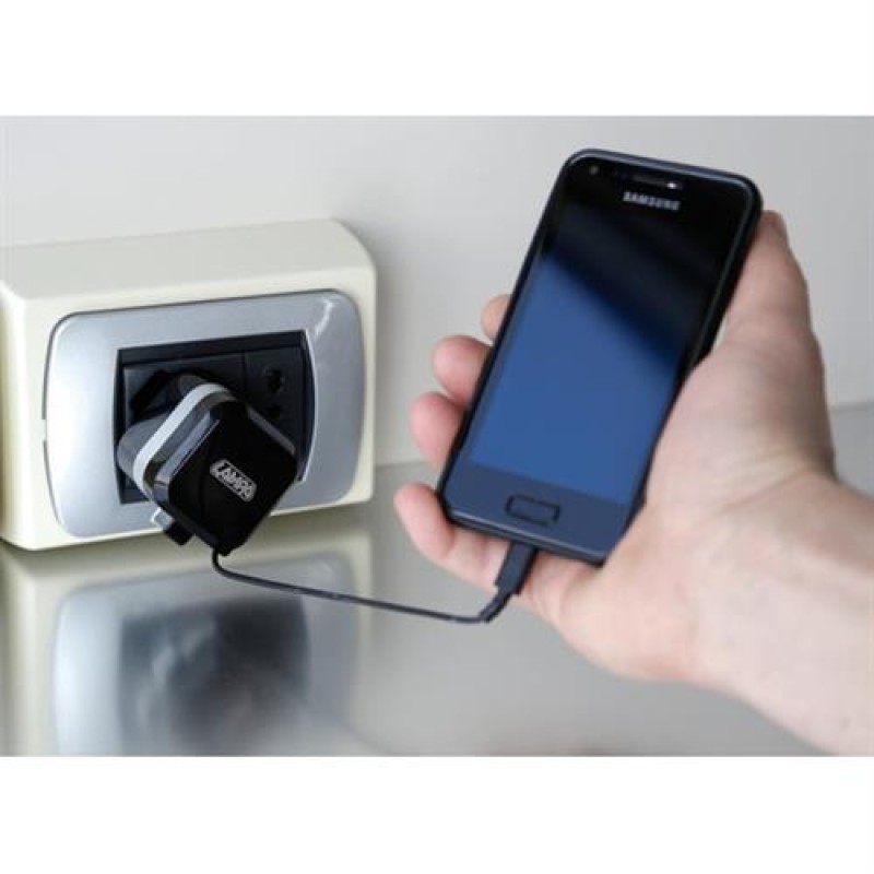 ΠΡΙΖΑ 230V 12 ΜΕ 1 USB ΚΑΙ ΚΑΛΩΔΙΟ ΦΟΡΤΙΣΗΣ MICRO USB 90cm 2400mA FAST CHARGER - Lampa - L3894.7/T ΠΡΙΖΑ 230V 12 ΜΕ 1 USB ΚΑΙ ΚΑΛΩΔΙΟ ΦΟΡΤΙΣΗΣ MICRO USB 90cm 2400mA FAST CHARGER - Lampa - L3894.7/T