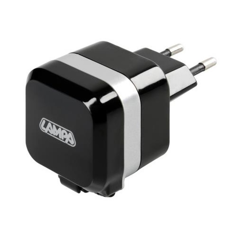 ΠΡΙΖΑ 230V 12 ΜΕ 1 USB ΚΑΙ ΚΑΛΩΔΙΟ ΦΟΡΤΙΣΗΣ MICRO USB 90cm 2400mA FAST CHARGER - Lampa - L3894.7/T ΠΡΙΖΑ 230V 12 ΜΕ 1 USB ΚΑΙ ΚΑΛΩΔΙΟ ΦΟΡΤΙΣΗΣ MICRO USB 90cm 2400mA FAST CHARGER - Lampa - L3894.7/T