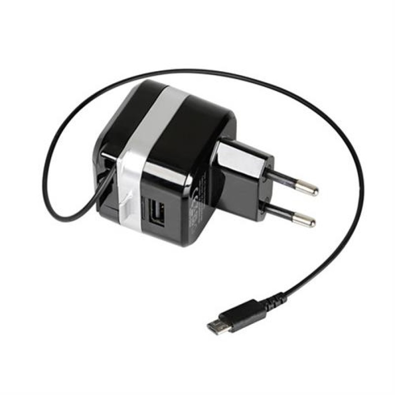 ΠΡΙΖΑ 230V 12 ΜΕ 1 USB ΚΑΙ ΚΑΛΩΔΙΟ ΦΟΡΤΙΣΗΣ MICRO USB 90cm 2400mA FAST CHARGER - Lampa - L3894.7/T ΠΡΙΖΑ 230V 12 ΜΕ 1 USB ΚΑΙ ΚΑΛΩΔΙΟ ΦΟΡΤΙΣΗΣ MICRO USB 90cm 2400mA FAST CHARGER - Lampa - L3894.7/T