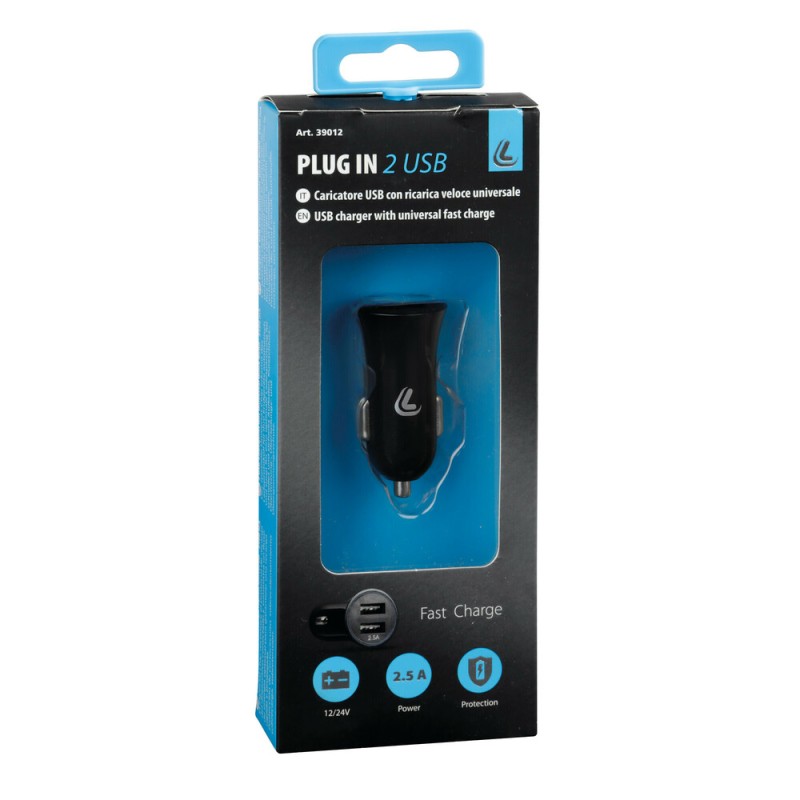 ΑΝΤΑΠΤΟΡΑΣ ΑΝΑΠΤΗΡΑ ΜΕ 2 USB 12/24V 2500 mA LED PLUG-IN 2 (Φ 25mm / ΜΗΚΟΣ 51mm) - Lampa - 3901.2-LM ΑΝΤΑΠΤΟΡΑΣ ΑΝΑΠΤΗΡΑ ΜΕ 2 USB 12/24V 2500 mA LED PLUG-IN 2 (Φ 25mm / ΜΗΚΟΣ 51mm) - Lampa - 3901.2-LM
