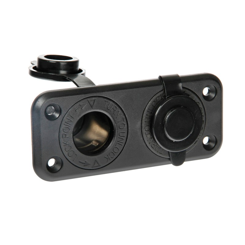 ΠΡΙΖΑ ΑΝΑΠΤΗΡΑ ΔΙΠΛΗ ΜΕ ΚΑΠΑΚΙ 12/24V - Lampa - 3903.7-LM ΠΡΙΖΑ ΑΝΑΠΤΗΡΑ ΔΙΠΛΗ ΜΕ ΚΑΠΑΚΙ 12/24V - Lampa - 3903.7-LM