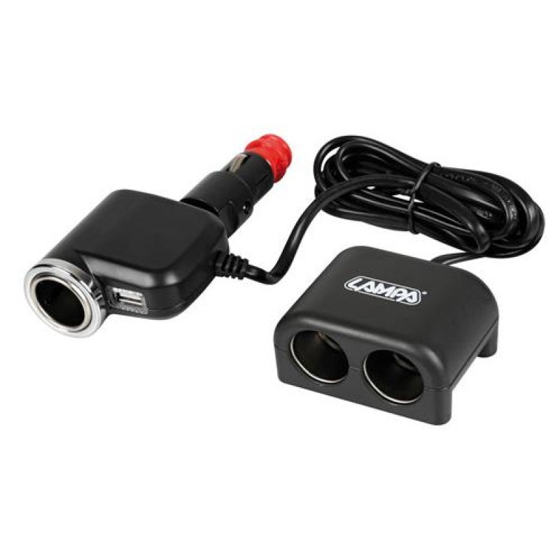 ΑΝΤΑΠΤΟΡΑΣ ΑΝΑΠΤΗΡΑ 3 ΘΕΣΕΩΝ+USB 10A ΜΕ ΚΑΛΩΔΙΟ 200cm 12/24V DUO 3in1 - Lampa - L3913.0 ΑΝΤΑΠΤΟΡΑΣ ΑΝΑΠΤΗΡΑ 3 ΘΕΣΕΩΝ+USB 10A ΜΕ ΚΑΛΩΔΙΟ 200cm 12/24V DUO 3in1 - Lampa - L3913.0
