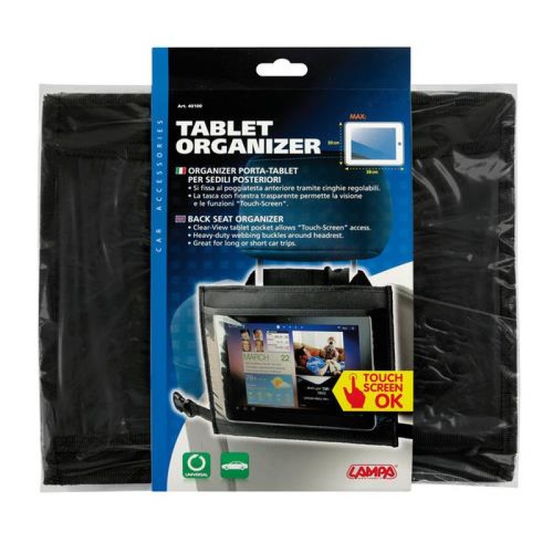 ΘΗΚΗ ORGANIZER ΓΙΑ TABLET ΜΕ ΚΛΙΠΣ ΣΥΓΚΡΑΤΗΣΗΣ ΣΤΟ ΚΑΘΙΣΜΑ ΤΟΥ ΑΥΤΟΚΙΝΗΤΟΥ - Lampa - L4010.0/T ΘΗΚΗ ORGANIZER ΓΙΑ TABLET ΜΕ ΚΛΙΠΣ ΣΥΓΚΡΑΤΗΣΗΣ ΣΤΟ ΚΑΘΙΣΜΑ ΤΟΥ ΑΥΤΟΚΙΝΗΤΟΥ - Lampa - L4010.0/T