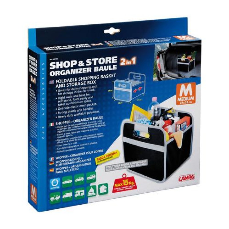 ORGANIZER ΠΟΡΤ-ΜΠΑΓΚΑΖ ΑΝΟΙΧΤΟ SHOPΚΑΙSTORE (M) 32x27cm - Lampa - L4010.3