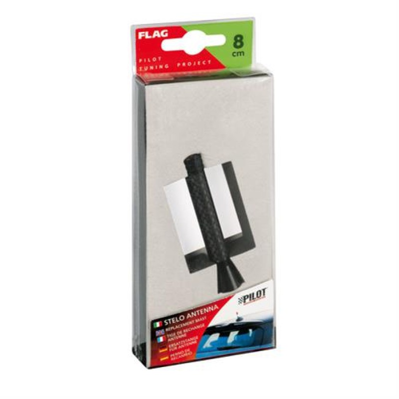 Κεραία FLAG 5-6mm Carbon Look 8cm - Lampa - L4027.2
