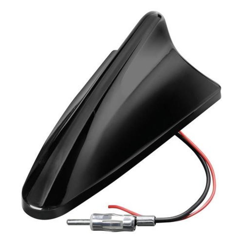ΚΕΡΑΙΑ ΚΑΡΧΑΡΙΑΣ AERO-FIN 6 12V ΜΑΥΡΗ AM/FM ΜΕ ΕΝΙΣΧΥΤΗ ΣΗΜΑΤΟΣ 78x148x59mm - Lampa - L4062.9