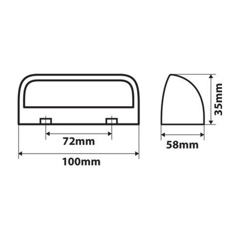ΦΩΣ ΠΙΝΑΚΙΔΑΣ ΚΑΙ ΘΕΣΕΩΣ 12/24V - 12 SMD LED (100 X 58 X 35mm) - 1ΤΕΜ. - Lampa - L4148.1 ΦΩΣ ΠΙΝΑΚΙΔΑΣ ΚΑΙ ΘΕΣΕΩΣ 12/24V - 12 SMD LED (100 X 58 X 35mm) - 1ΤΕΜ. - Lampa - L4148.1