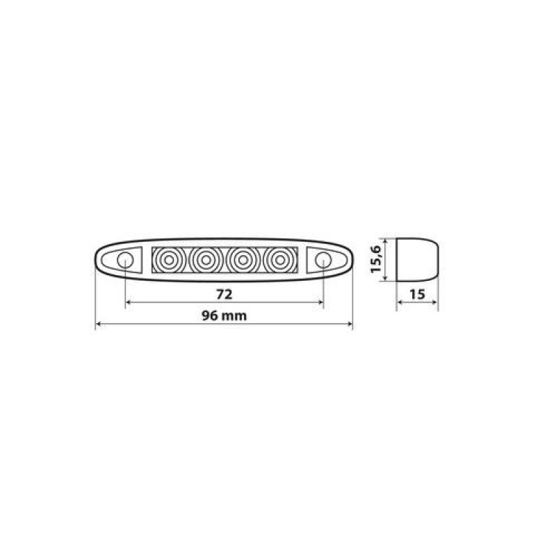 ΦΩΣ ΟΓΚΟΥ 4LED ΚΟΚΚΙΝΟ 12/24V 96mm ΑΔΙΑΒΡΟΧΟ 1ΤΕΜ. - Lampa - L4148.5 ΦΩΣ ΟΓΚΟΥ 4LED ΚΟΚΚΙΝΟ 12/24V 96mm ΑΔΙΑΒΡΟΧΟ 1ΤΕΜ. - Lampa - L4148.5