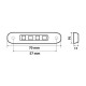 ΦΩΣ ΟΓΚΟΥ ΦΟΡΤΗΓΟΥ 4LED ΛΕΥΚΟ 12/24V 70x16x11mm ΑΔΙΑΒΡΟΧΟ 1ΤΕΜ. - Lampa - L4149.0 ΦΩΣ ΟΓΚΟΥ ΦΟΡΤΗΓΟΥ 4LED ΛΕΥΚΟ 12/24V 70x16x11mm ΑΔΙΑΒΡΟΧΟ 1ΤΕΜ. - Lampa - L4149.0