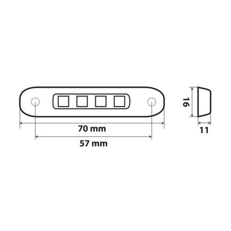 ΦΩΣ ΟΓΚΟΥ ΦΟΡΤΗΓΟΥ 4LED ΠΟΡΤΟΚΑΛΙ 12/24V 70x16x11mm ΑΔΙΑΒΡΟΧΟ 1ΤΕΜ. - Lampa - L4149.2 ΦΩΣ ΟΓΚΟΥ ΦΟΡΤΗΓΟΥ 4LED ΠΟΡΤΟΚΑΛΙ 12/24V 70x16x11mm ΑΔΙΑΒΡΟΧΟ 1ΤΕΜ. - Lampa - L4149.2