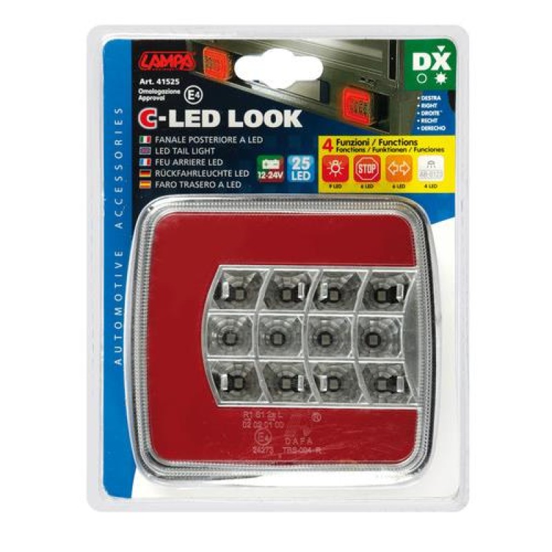 ΔΕΞΙ ΠΙΣΩ ΦΑΝΑΡΙ 12/24V C-LED LOOK (25 LED) - 1ΤΕΜ. - Lampa - L4152.5 ΔΕΞΙ ΠΙΣΩ ΦΑΝΑΡΙ 12/24V C-LED LOOK (25 LED) - 1ΤΕΜ. - Lampa - L4152.5
