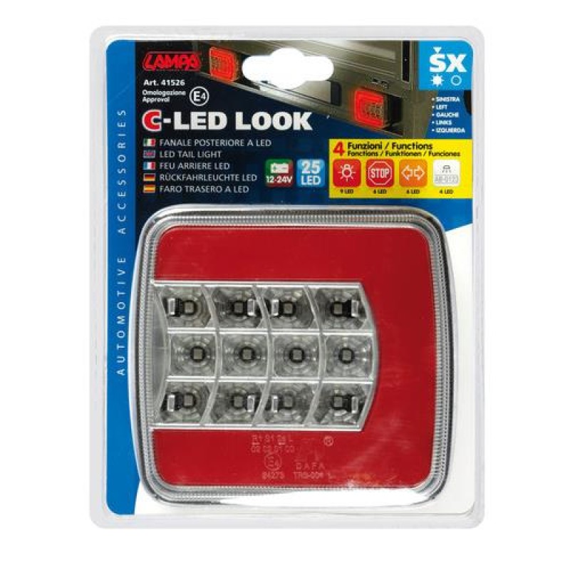 ΑΡΙΣΤΕΡΟ ΠΙΣΩ ΦΑΝΑΡΙ 12/24V C-LED LOOK (25 LED) - 1ΤΕΜ. - Lampa - L4152.6 ΑΡΙΣΤΕΡΟ ΠΙΣΩ ΦΑΝΑΡΙ 12/24V C-LED LOOK (25 LED) - 1ΤΕΜ. - Lampa - L4152.6