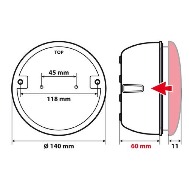 ΒΑΣΗ ΠΛΑΣΤΙΚΗ ΓΙΑ ΦΩΣ ΦΟΡΤΗΓΟΥ ΣΤΡΟΓΓΥΛΟ 140mm 1ΤΕΜ. - Lampa - L4153.7 ΒΑΣΗ ΠΛΑΣΤΙΚΗ ΓΙΑ ΦΩΣ ΦΟΡΤΗΓΟΥ ΣΤΡΟΓΓΥΛΟ 140mm 1ΤΕΜ. - Lampa - L4153.7