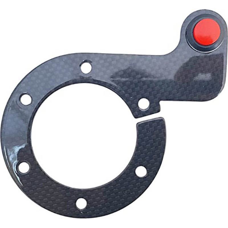 ΚΟΥΜΠΙ REAL CARBON PUSH BUTTON ΤΙΜΟΝΙΟΥ 6ΤΡΥΠΟ - Simoni Racing - SRCF1 ΚΟΥΜΠΙ REAL CARBON PUSH BUTTON ΤΙΜΟΝΙΟΥ 6ΤΡΥΠΟ - Simoni Racing - SRCF1