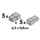 Περίβλημα 2 Θέσεων για Ασφάλειες 6,3x0.8mm (10τεμ) - Lampa - 4505.9-LM Περίβλημα 2 Θέσεων για Ασφάλειες 6,3x0.8mm (10τεμ) - Lampa - 4505.9-LM