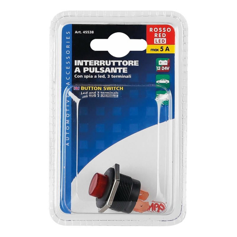 ΔΙΑΚΟΠΤΗΣ ON/OFF 5Α 12/24V ΚΟΚΚΙΝΟ - Lampa - 4553.8-LM ΔΙΑΚΟΠΤΗΣ ON/OFF 5Α 12/24V ΚΟΚΚΙΝΟ - Lampa - 4553.8-LM